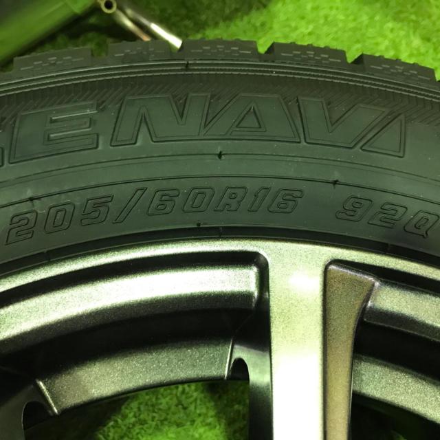【別住所倉庫保管中】MARUKA SERVICE MANARAY SPORT EUROSPEED   + GOODYEAR ICENAVI 7 205/60R16 2025年製 4本