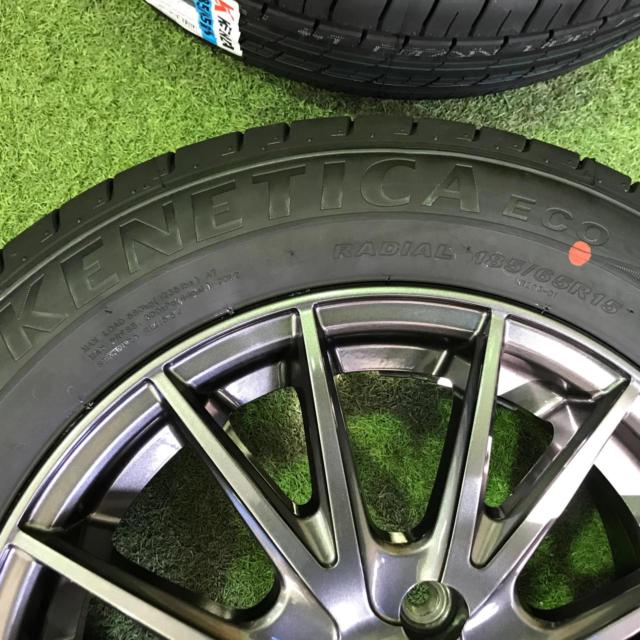 【未走行ラベル付き!】weds VELVA SPORT  +  KENDA KR203 185/65R15 88H 2026年製 4本