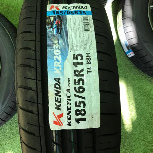 【未走行ラベル付き!】weds VELVA SPORT  +  KENDA KR203 185/65R15 88H 2026年製 4本