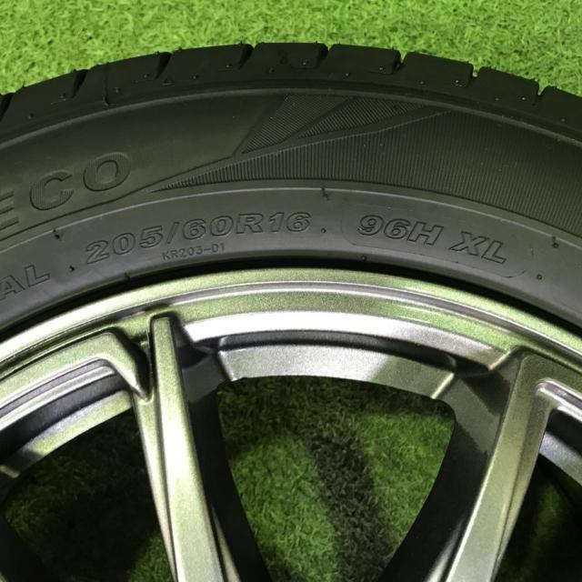 【未走行ラベル付き!】AUTOWAY Verthandi PW-S10  + KENDA KR203 205/60R16 96H XL 2026年製 4本