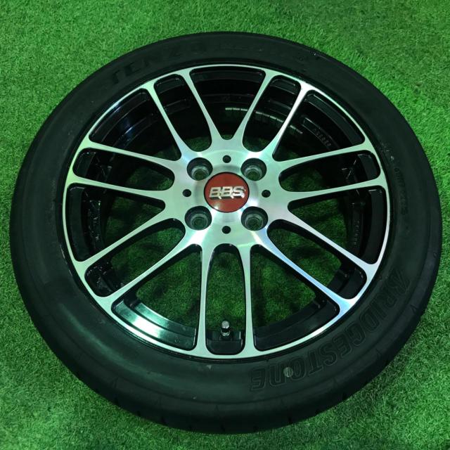 BBS RE-L2 RE5020 BKD +BRIDGESTONE POTENZA RE-71RS 165/55R15 2022,2025年製 4本セット