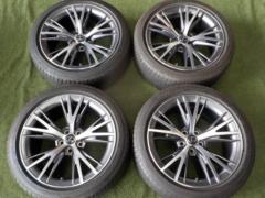 LEXUS純正 LC500h 純正OP ノイズリダクション切削光輝ホイール + BRIDGESTONE TURANZA T005