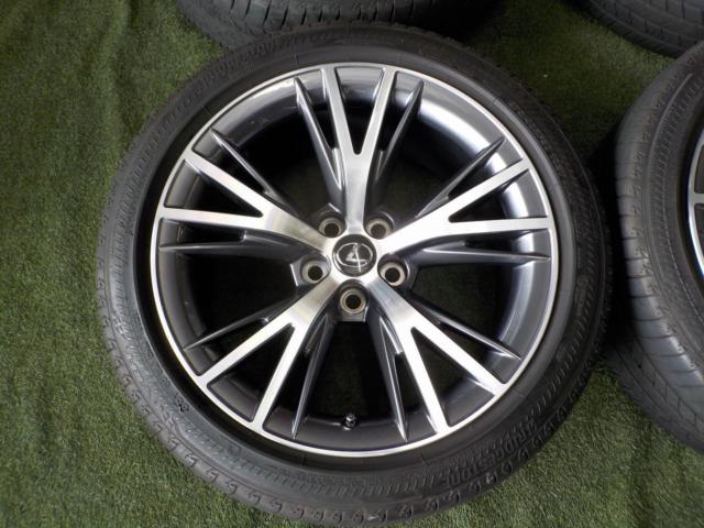 LEXUS純正
 LC500h 純正OP ノイズリダクション切削光輝ホイール + BRIDGESTONE TURANZA T005