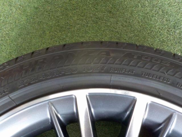 LEXUS純正
 LC500h 純正OP ノイズリダクション切削光輝ホイール + BRIDGESTONE TURANZA T005