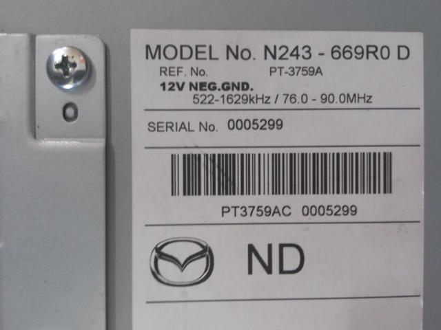 Mazda Genuine Parts (with minor defects) / ND Roadster / Genuine Audio System