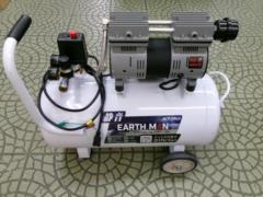 EARTH MAN 静音オイルレス コンプレッサー ACP-39ALB