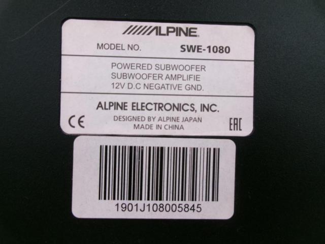 ALPINE SWE-1080
