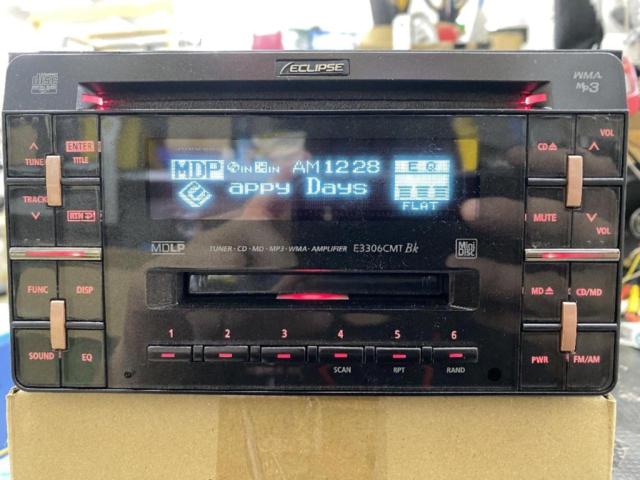 【ECLIPSE】E3306CMT BK CD+MDデッキ