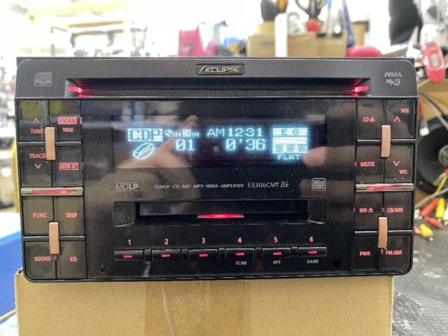 【ECLIPSE】E3306CMT BK CD+MDデッキ