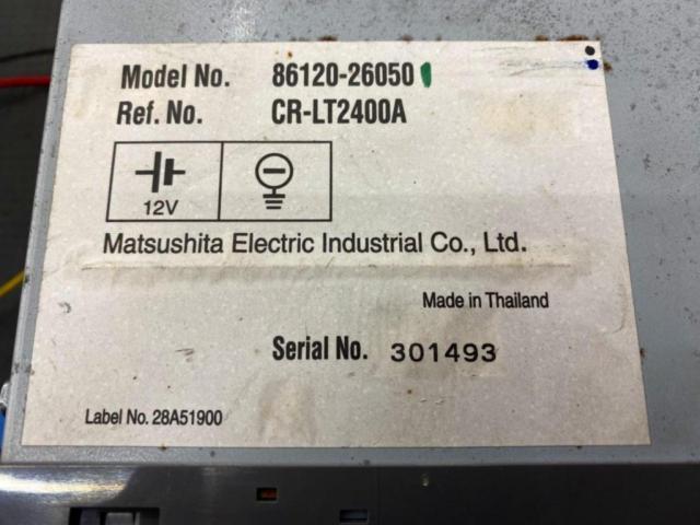 【トヨタ純正】AM/FMラジオチューナー スピーカー内蔵 品番86120-26050