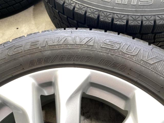 【日産純正】 T32系エクストレイル アルミホイール+【GOODYEAR】ICE NAVI SUV 225/65R17 オススメ車種☆T32系エクストレイル☆
