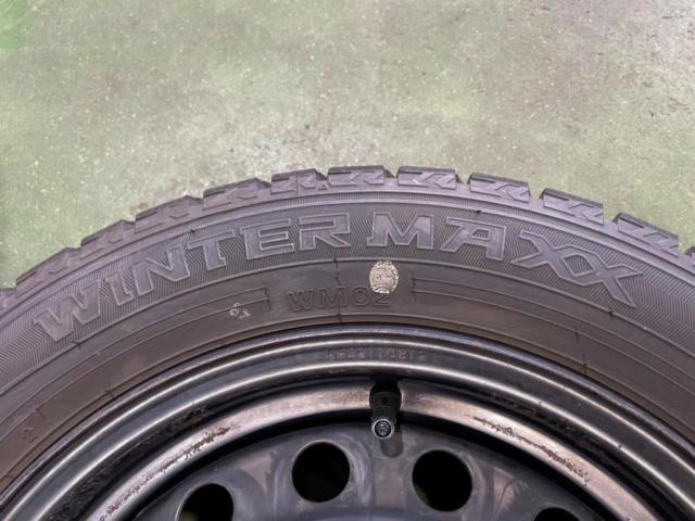 【ダイハツ純正】 トール純正スチール+【DUNLOP】WINTERMAXX WM02 165/65R14 2024年 4本