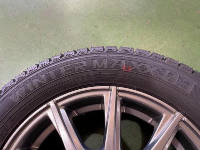 2F MARUKA SERVICE MID Euro-S Stream + DUNLOP WINTERMAXX 03 155/65R13 2025年製 4本セット
