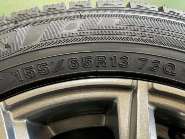 2F MARUKA SERVICE MID Euro-S Stream + DUNLOP WINTERMAXX 03 155/65R13 2025年製 4本セット