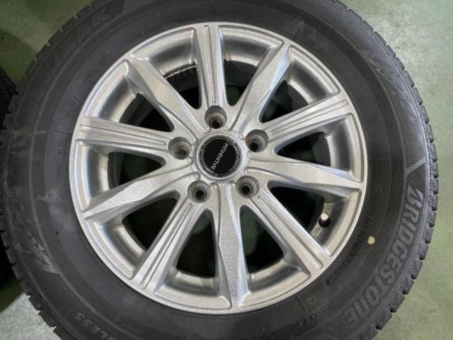 BRIDGESTONE BALMINUM
XR10 + BRIDGESTONE BLIZZAK
VRX3
195 / 65R15
2023
Four