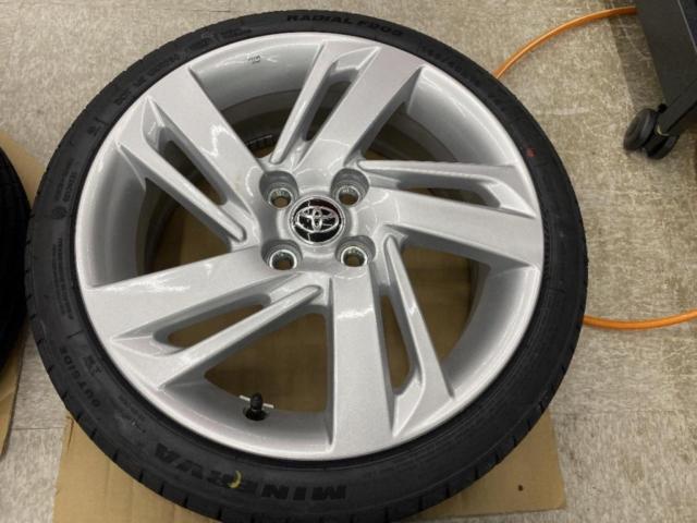 【トヨタ純正】 ライズ アルミホイール + 【MINERVA】F205 165/45R16 オススメ車種☆ローダウンしたダイハツ軽自動車向け☆