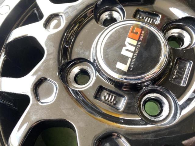 Lehrmeister LMG MS-9W グロスブラック + YOKOHAMA(ヨコハマ) SUPER VAN 355 145/80R12 80/78N LT★ミゾたっぷり!軽トラ/軽バン