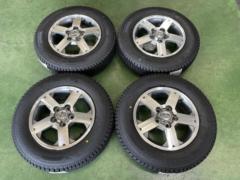 三菱純正(MITSUBISHI) パジェロミニ 後期 純正アルミ + BRIDGESTONE(ブリヂストン) BLIZZAK DM-V3 175/80R15 90Q★タイヤは新品!2025年製