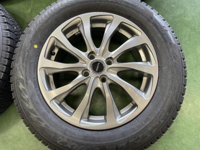 BRIDGESTONE BALMINUM + BRIDGESTONE(ブリヂストン)BLIZZAK VRX2 195/65R16 【100-4H】★タイヤは未使用2023年製 4穴ライズ/ロッキー
