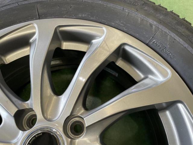 BRIDGESTONE BALMINUM + BRIDGESTONE(ブリヂストン)BLIZZAK VRX2 195/65R16 【100-4H】★タイヤは未使用2023年製 4穴ライズ/ロッキー