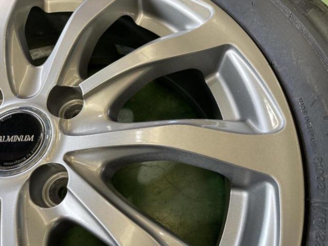 BRIDGESTONE BALMINUM + BRIDGESTONE(ブリヂストン)BLIZZAK VRX2 195/65R16 【100-4H】★タイヤは未使用2023年製 4穴ライズ/ロッキー