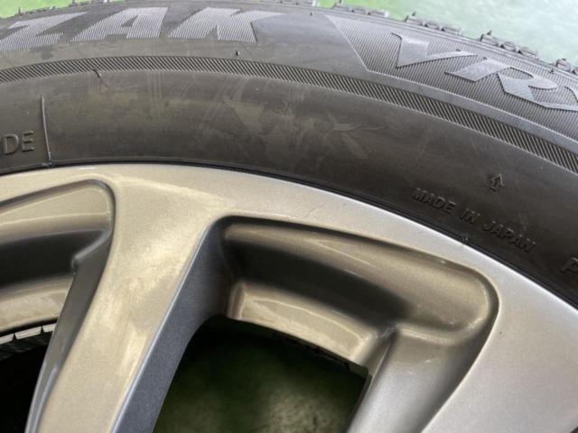 BRIDGESTONE BALMINUM + BRIDGESTONE(ブリヂストン)BLIZZAK VRX2 195/65R16 【100-4H】★タイヤは未使用2023年製 4穴ライズ/ロッキー