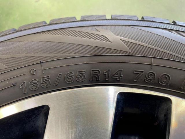 ダイハツ トール純正アルミ  + YOKOHAMA(ヨコハマ) iceGUARD iG70 165/65R14 4本★ミゾたっぷり!2023/2024年製 ブーン/パッソ/タンク/ルーミーにも