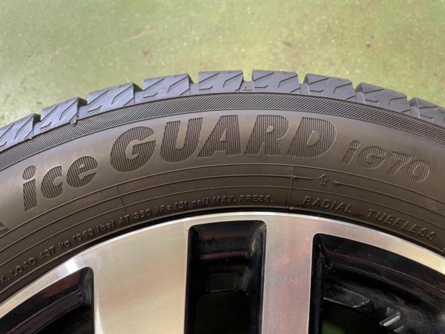 ダイハツ トール純正アルミ  + YOKOHAMA(ヨコハマ) iceGUARD iG70 165/65R14 4本★ミゾたっぷり!2023/2024年製 ブーン/パッソ/タンク/ルーミーにも