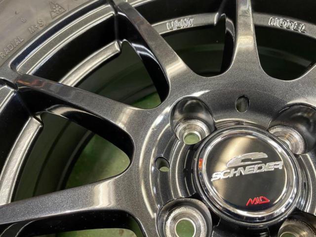 MID SCHNEIDER + BRIDGESTONE(ブリヂストン) BLIZZAK VRX2 205/55R16 【100-4H】★ミゾたっぷり!日産オーラe-power/140系フィールダー