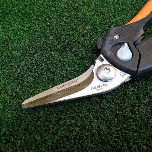 【WG】TRUSCO 200mm万能ハサミ TBH-200