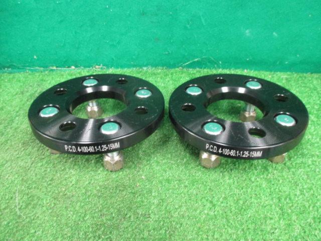 ★未使用品★ メーカー不明 ワイドトレッドスペーサー 【15mm】