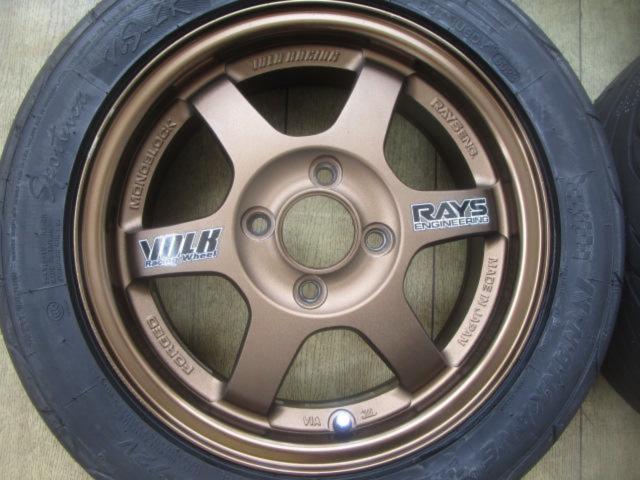 ★新品タイヤ付き!!★ RAYS VOLK RACING TE37 + NANKANG NS-2R(2026年製)