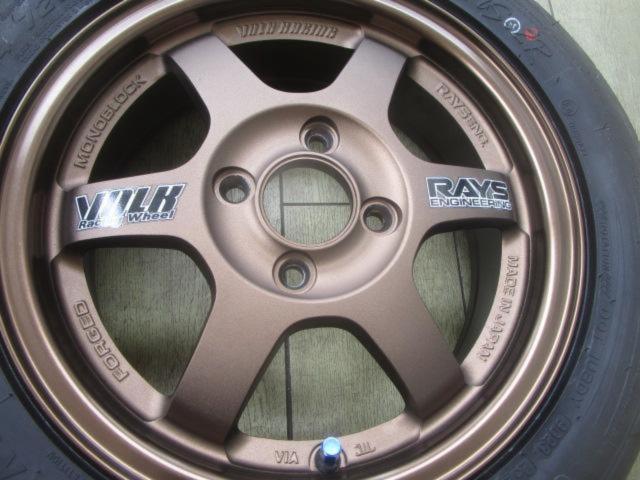 ★新品タイヤ付き!!★ RAYS VOLK RACING TE37 + NANKANG NS-2R(2026年製)