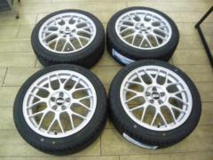 ★新品タイヤ付き!!★ SUBARU(STi) 純正OP BBSホイール(RG345) + KENDA KR20(2026年製)