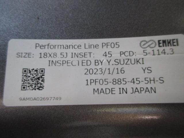 ★新品タイヤ付き♪★ ENKEI PerformanceLine PF05 + KENDA KR20(2026年製造)