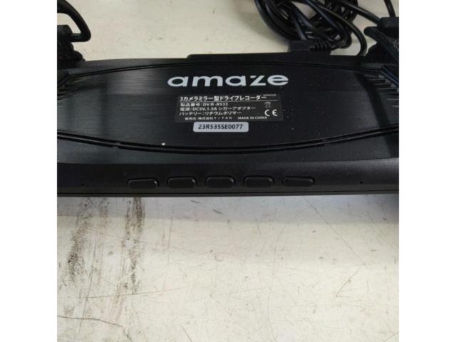 TITAN
amaze
DVR-R535
3-camera mirror-type dashcam