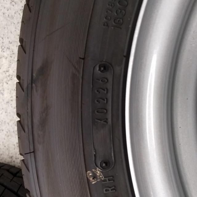 2【トヨタ純正】 タウンエースバン スチールホイール+【DUNLOP】SP LT30A 97/95 LT