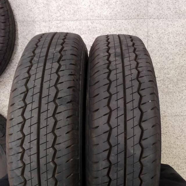 2【トヨタ純正】 タウンエースバン スチールホイール+【DUNLOP】SP LT30A 97/95 LT
