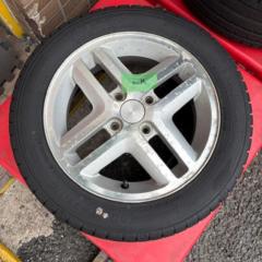 1【スズキ純正】ワゴンR MH21S アルミホイール+GOODYEAR(グッドイヤー) ICENAVI7