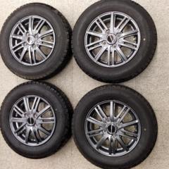 1【BRIDGESTONE(ブリヂストン)】BALMINUM(バルミナ) 10本スポークホイール+GOODYEAR(グッドイヤー) ICE NAVI 7