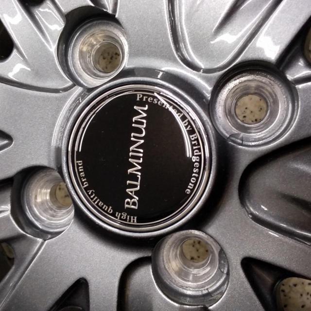 1【BRIDGESTONE(ブリヂストン)】BALMINUM(バルミナ) 10本スポークホイール+GOODYEAR(グッドイヤー) ICE NAVI 7