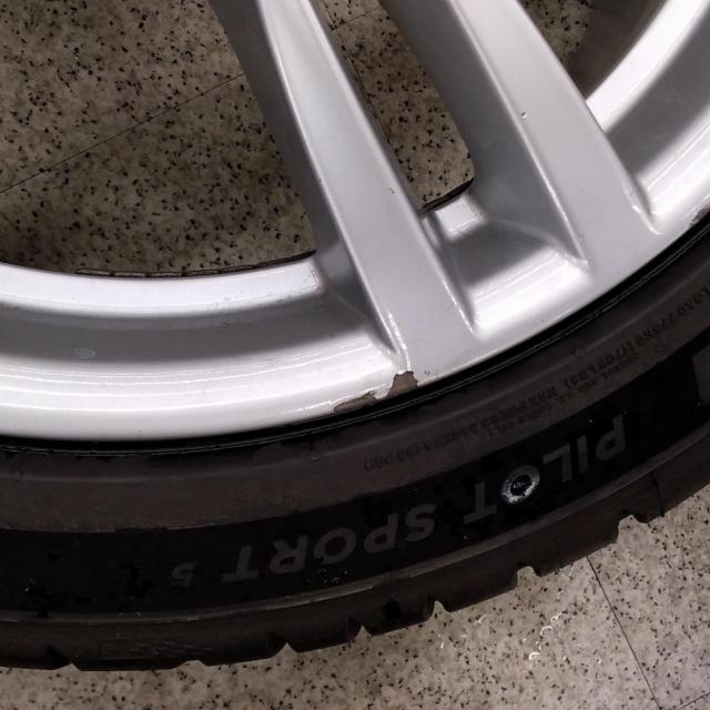 7【輸入車純正】BMW純正 F31 ツーリング アルミホイール+MICHELIN(ミシュラン) PILOTSPORT5