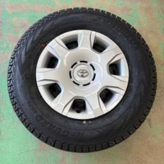 8トヨタ純正(TOYOTA)  ハイエース200系 スチールホイール  + YOKOHAMA(ヨコハマ) iceGUARD G075