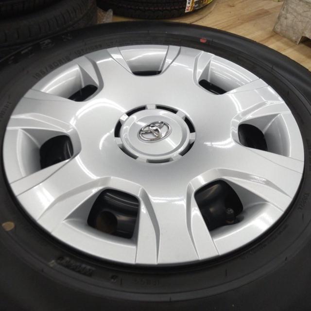 【トヨタ純正】 200系ハイエース純正スチール+【DUNLOP】SP175N