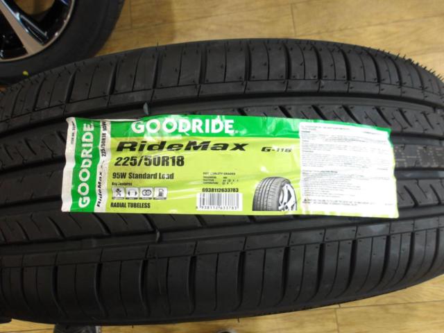 【未使用タイヤ!】トヨタ純正(TOYOTA)   エスティマ 50系純正ホイール + GOODRIDE RIDEMAX G-118