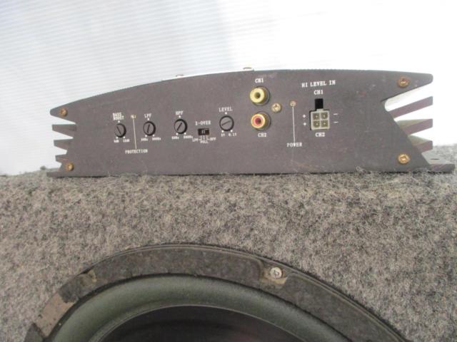 KICKER サブウーハースピーカー BOX付き + HART HT300  2CHアンプ
