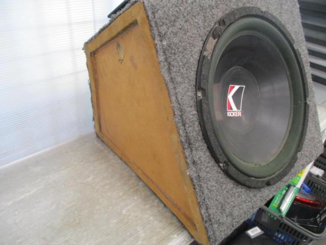 KICKER サブウーハースピーカー BOX付き + HART HT300  2CHアンプ