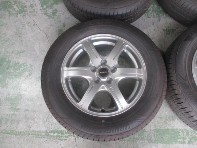 BRIDGESTONE (Bridgestone)
BALMINUM (Barumina)
GR6
+
BRIDGESTONE (Bridgestone)
Ecopia
NH200
195 / 65R15