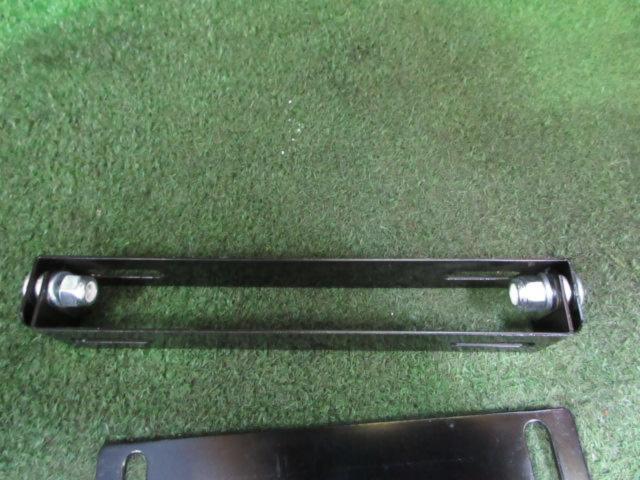 【メーカー不明】ナンバー角度調節ステー&リフレクターセット
