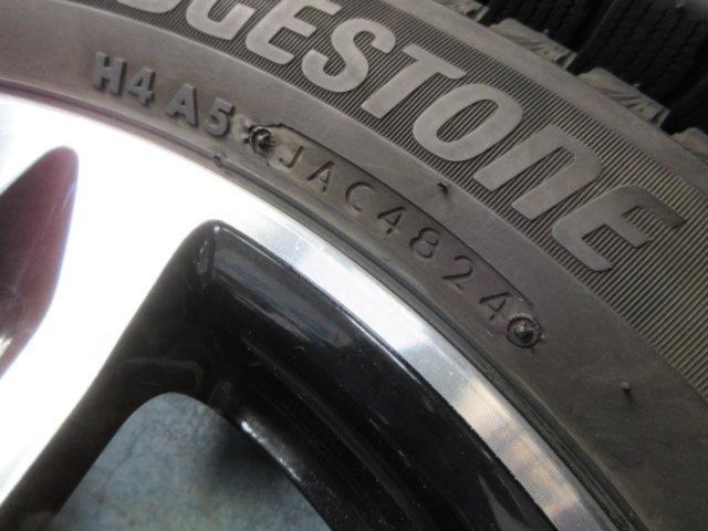 【DAIHATSU】LA600S/タントカスタム 純正ホイール + 【BRIDGESTONE】BLIZZAK VRX3 165/55R15